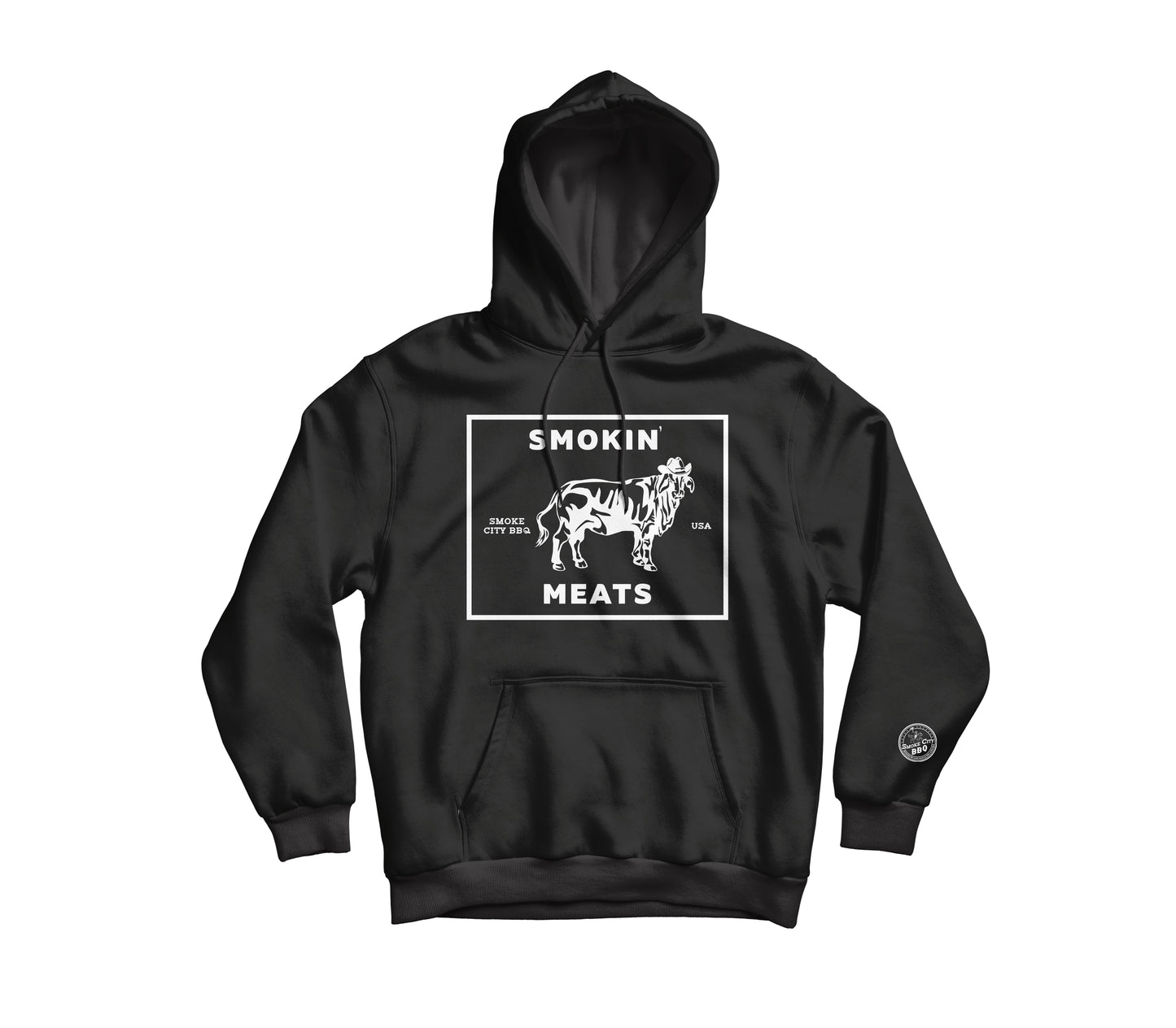 SMOKIN' MEATS COW HOODIE